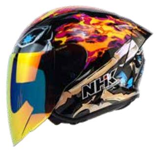 NHK S1GP S AFIF AMRAN BLACK/ORANGE GLOSSY M
