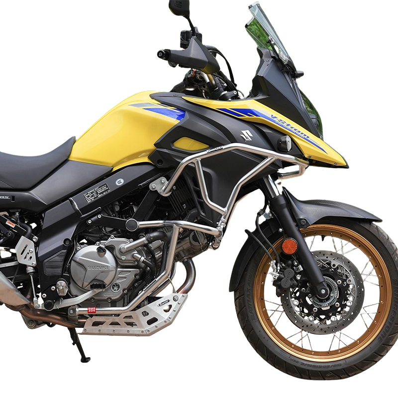 GSADV UPPER&LOWER CRASH BAR SUZUKI VSTROM650 - SILVER