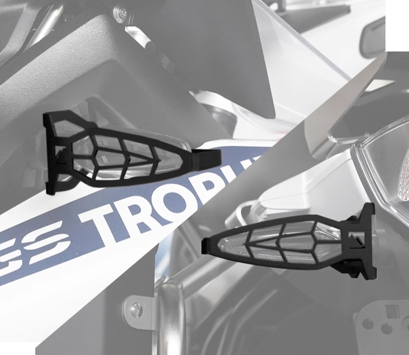 GSADV REAR SIGNAL GUARD BMW R1200 R1250GS R1250GSA 2019-2023 BLACK