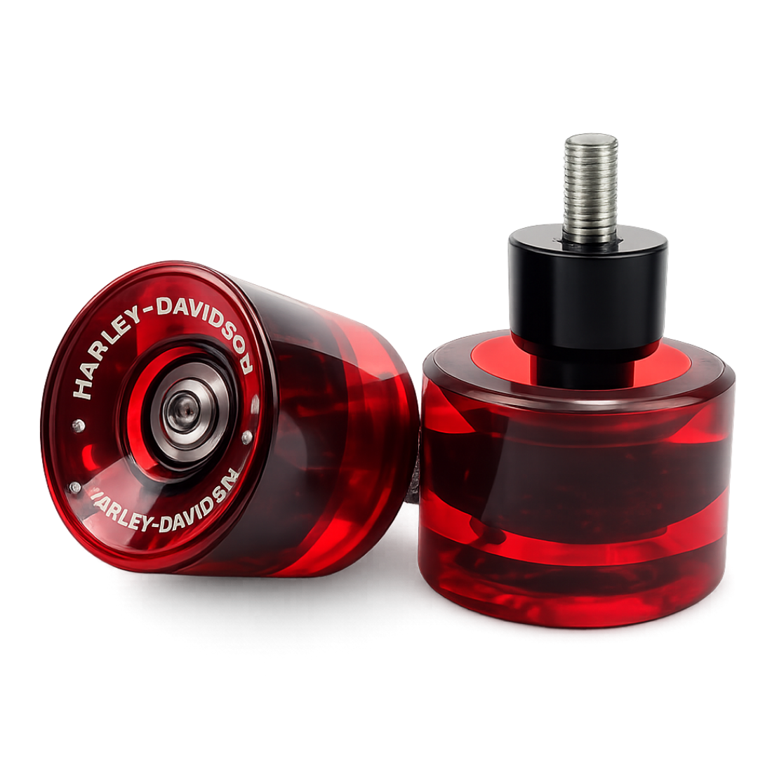 HARLEY CRASH BAR ROLLER - RED