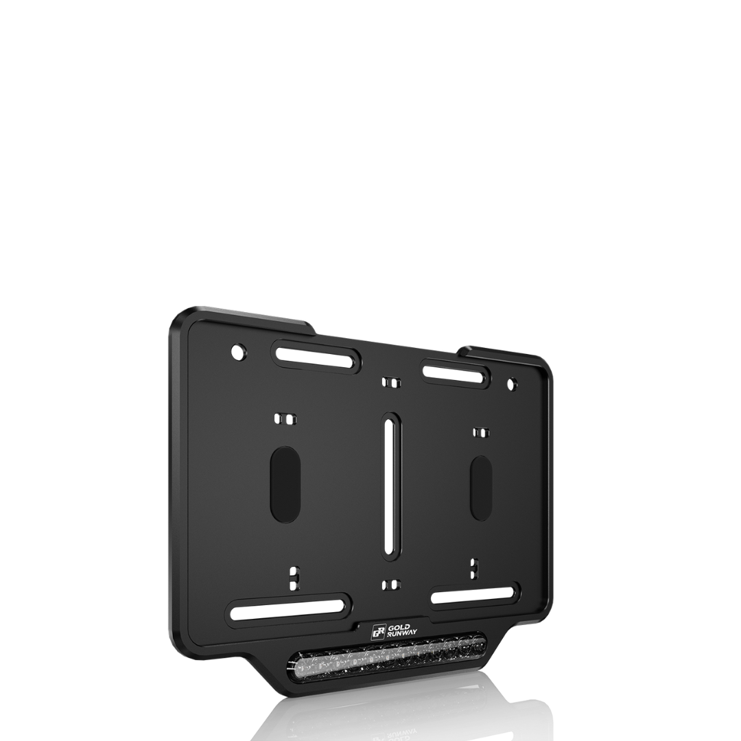 GOLD RUNWAY LICENSE PLATE DIRECT GS/GSA 1250