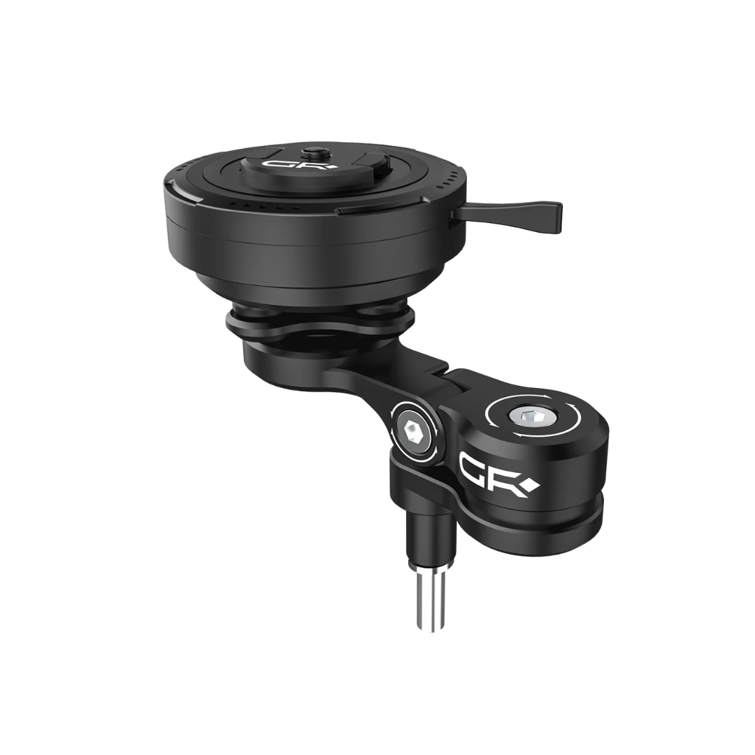 GRXPLORE PHONE HOLDER QUICK RELEASE MT13 HANDLEBAR CLAMP BOLT MOUNT WITH VIBRATION DAMPER PRO