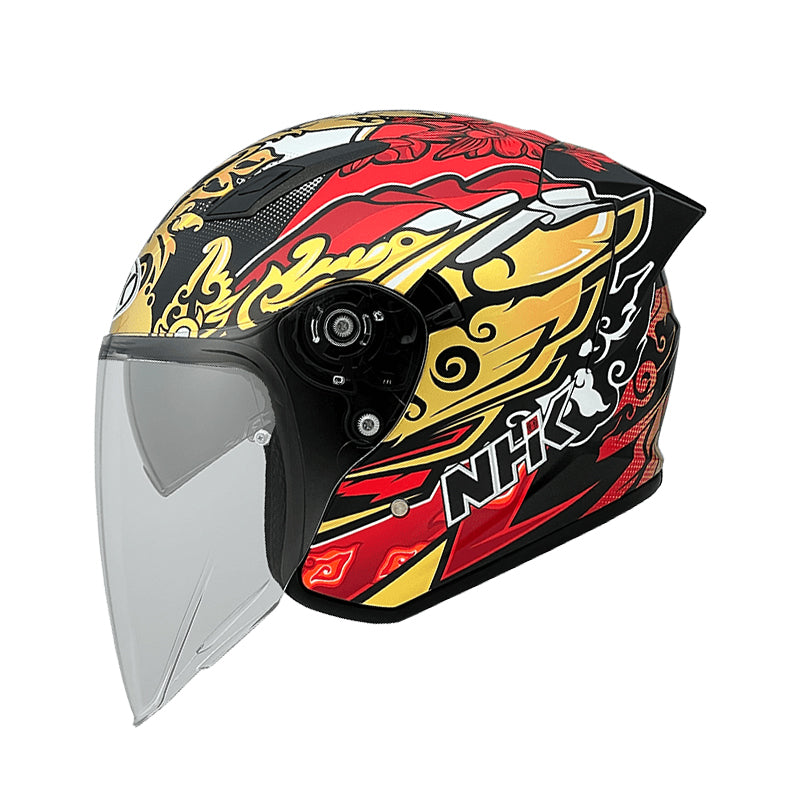 NHK  S1GP S IVAN ORTOLA #6 (SANDYKALA) BLACK GLITER GOLD GLOSSY M