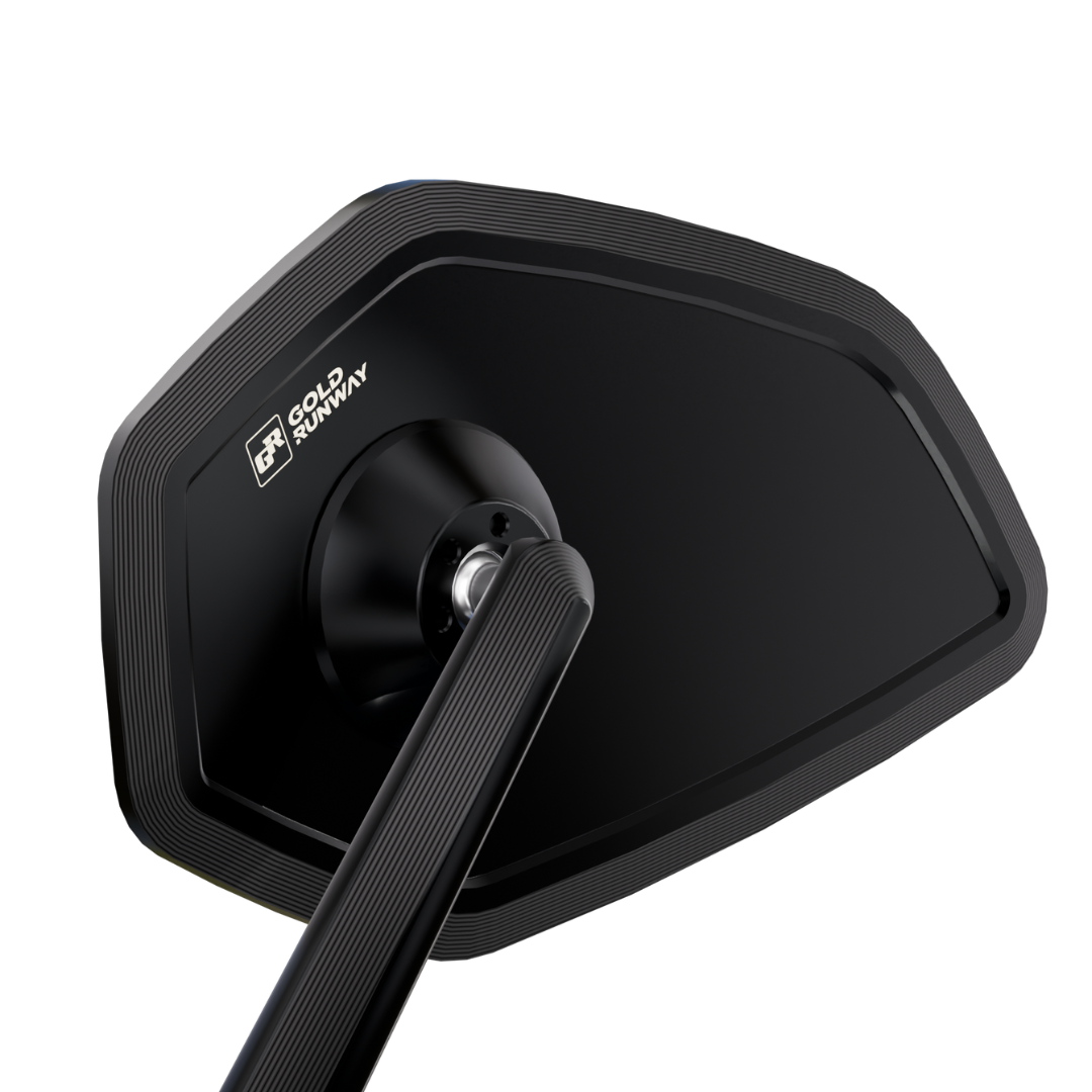 GOLD RUNWAY REARVIEW MIRROR SQUARE - RM06