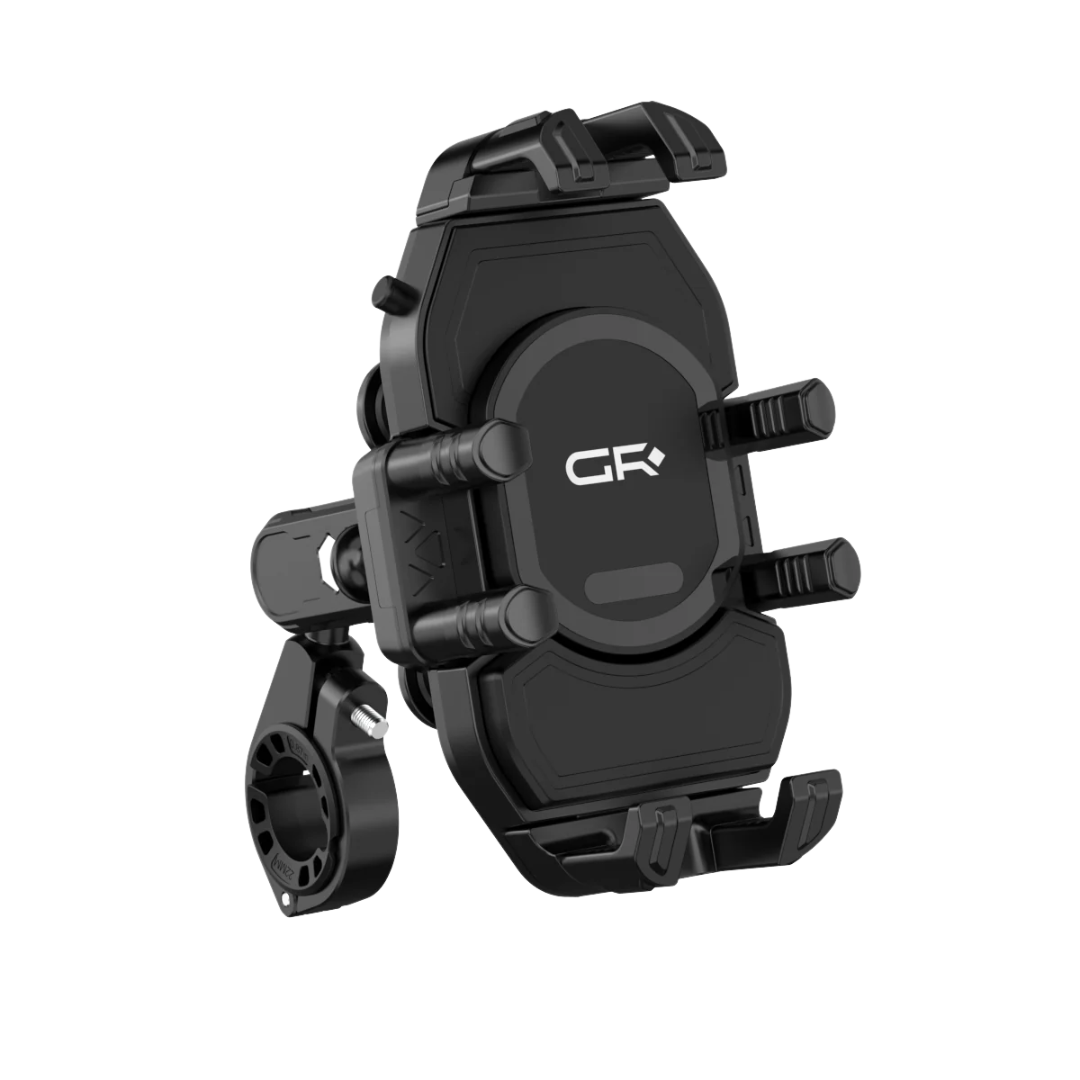 GRXPLORE PHONE HOLDER GS1 HANDLE MOUNT WITH VIBRATION DAMPER WIRELESS CHARGING