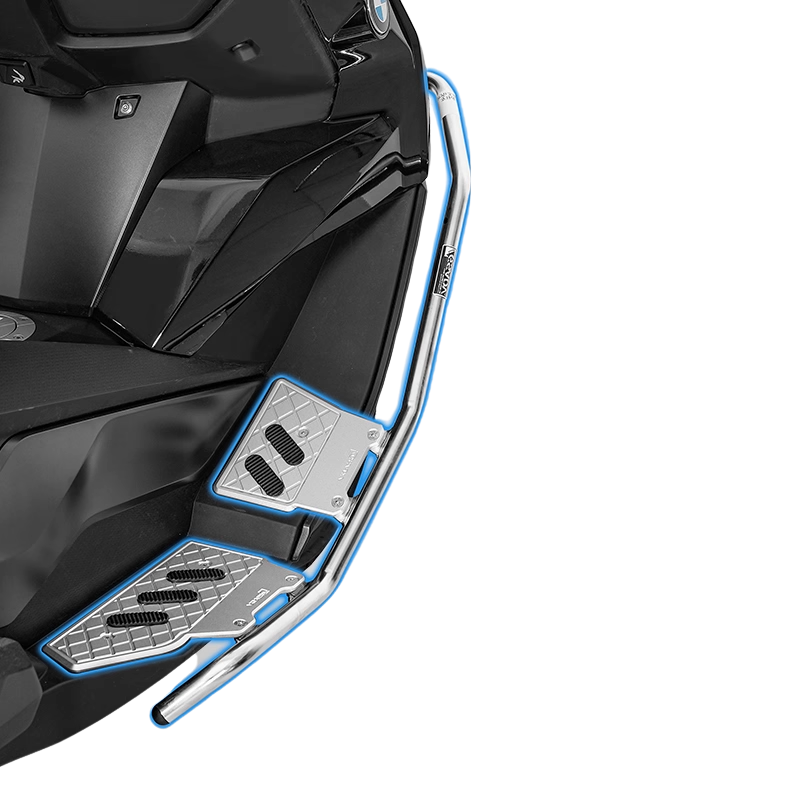 GSADV UPPER&LOWER CRASH BAR BMW C400GT - SILVER