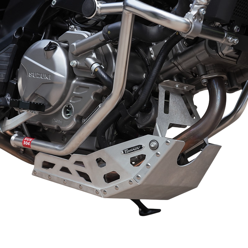 GSADV SKID PLATE BELLY PAN SUZUKI VSTROM650 - SILVER