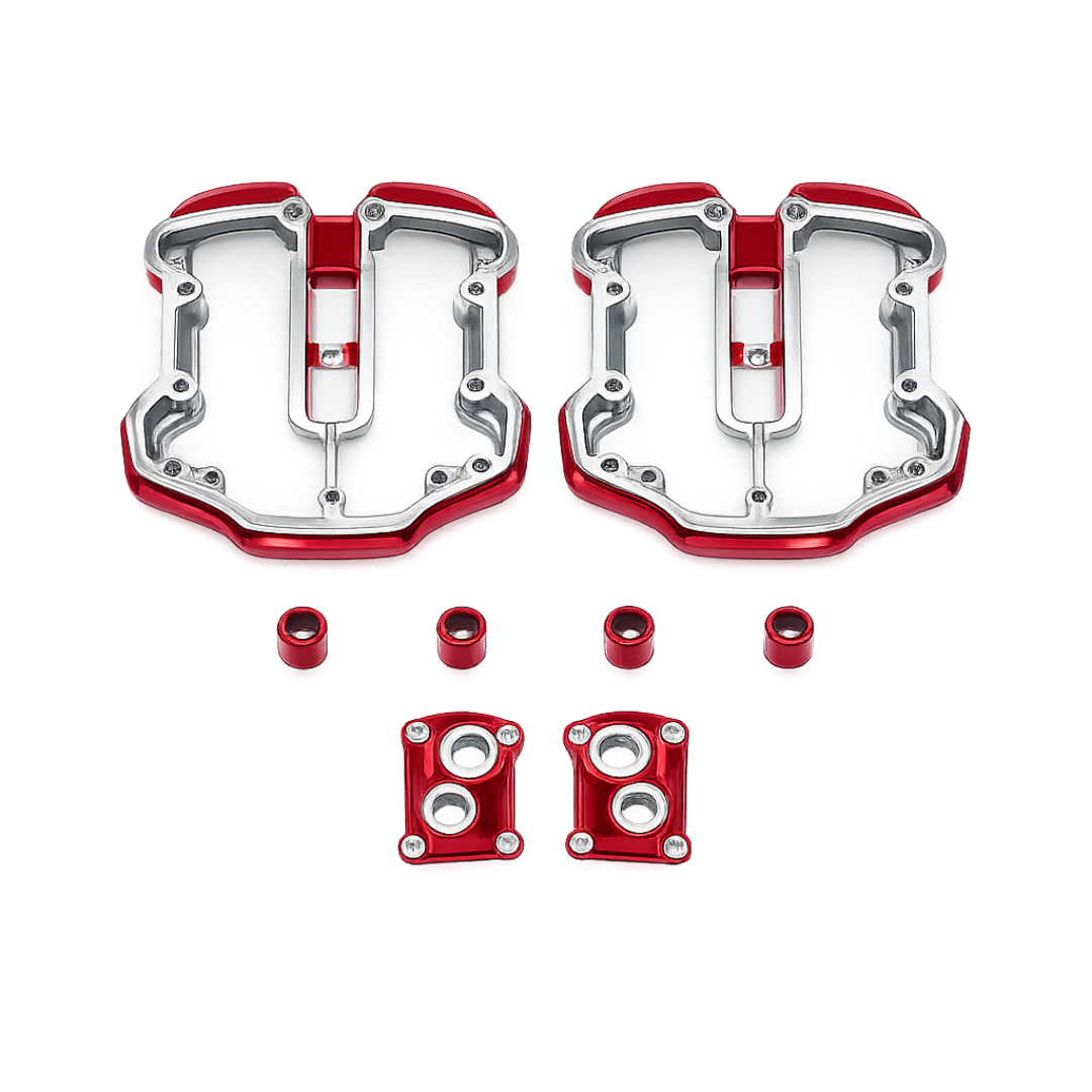 HARLEY ORIGINAL M8 CYLINDER HEAD DECORATIVE COVER - RED