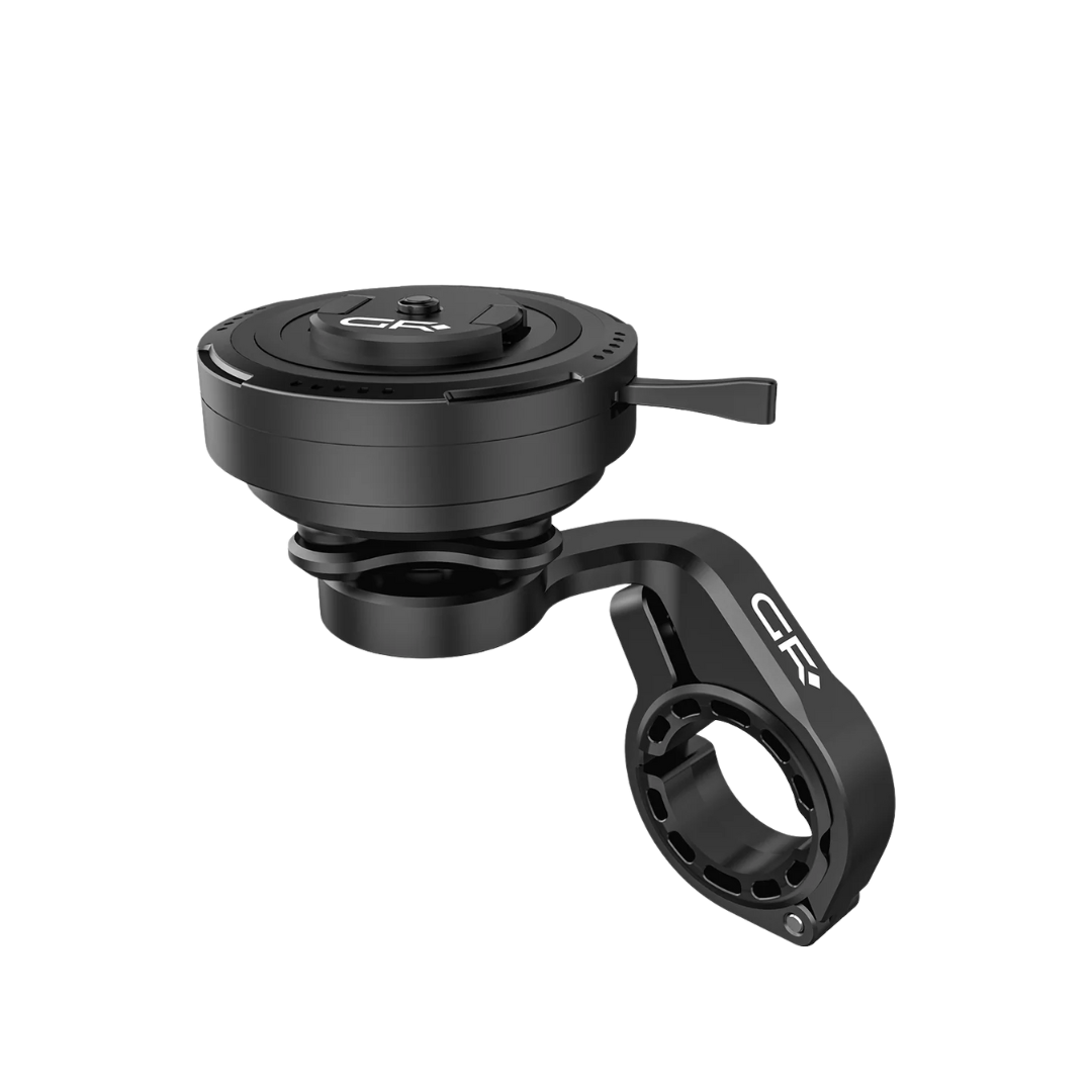 GRXPLORE PHONE HOLDER QUICK RELEASE MT10 HANDLE MOUNT WITH VIBRATION DAMPER PRO BLACK