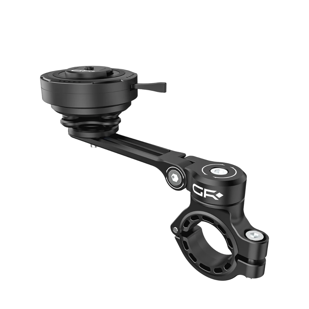 GRXPLORE PHONE HOLDER QUICK RELEASE MT12 HANDLE MOUNT KIT WITH VIBRATION DAMPER PRO