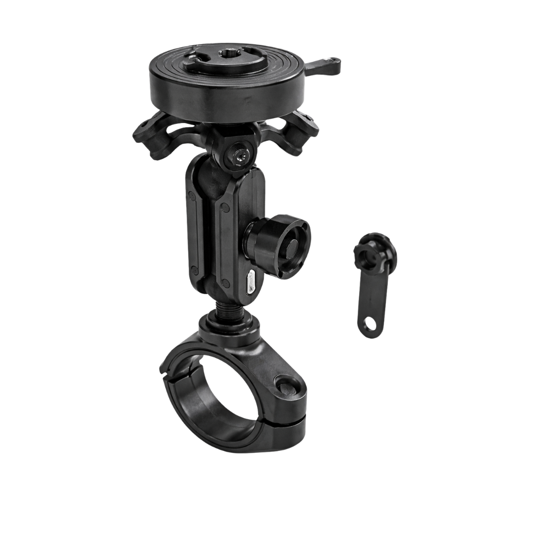 GRXPLORE PHONE HOLDER QUICK RELEASE MT90-B ANTI THEFT HANDLE MOUNT KIT WITH VIBRATION DAMPER