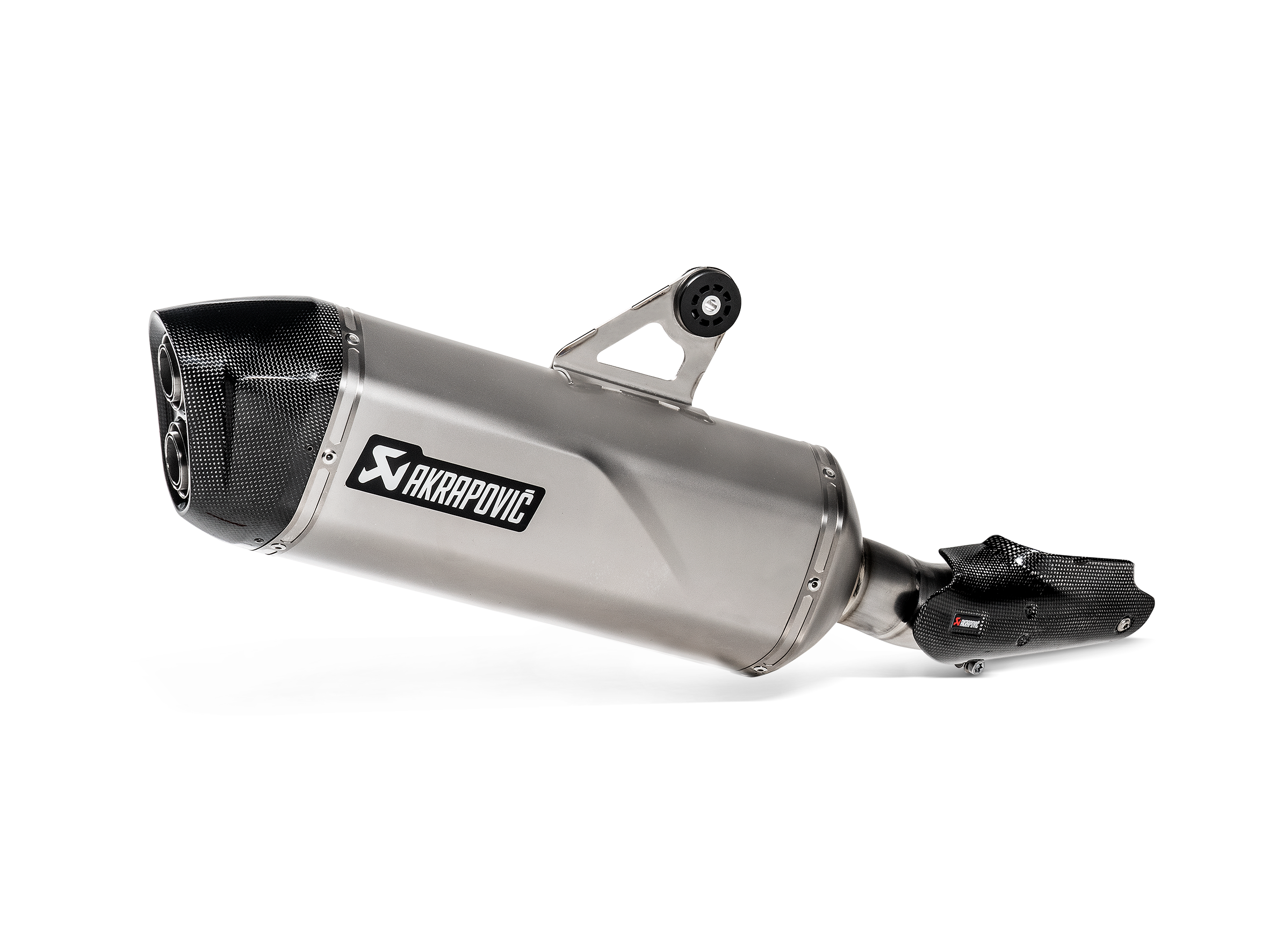 AKRAPOVIC EXHAUST MUFFLER SLIP ON LINE S-B12SO23-HAAT BMW R1250GS /ADVENTURE 19-23